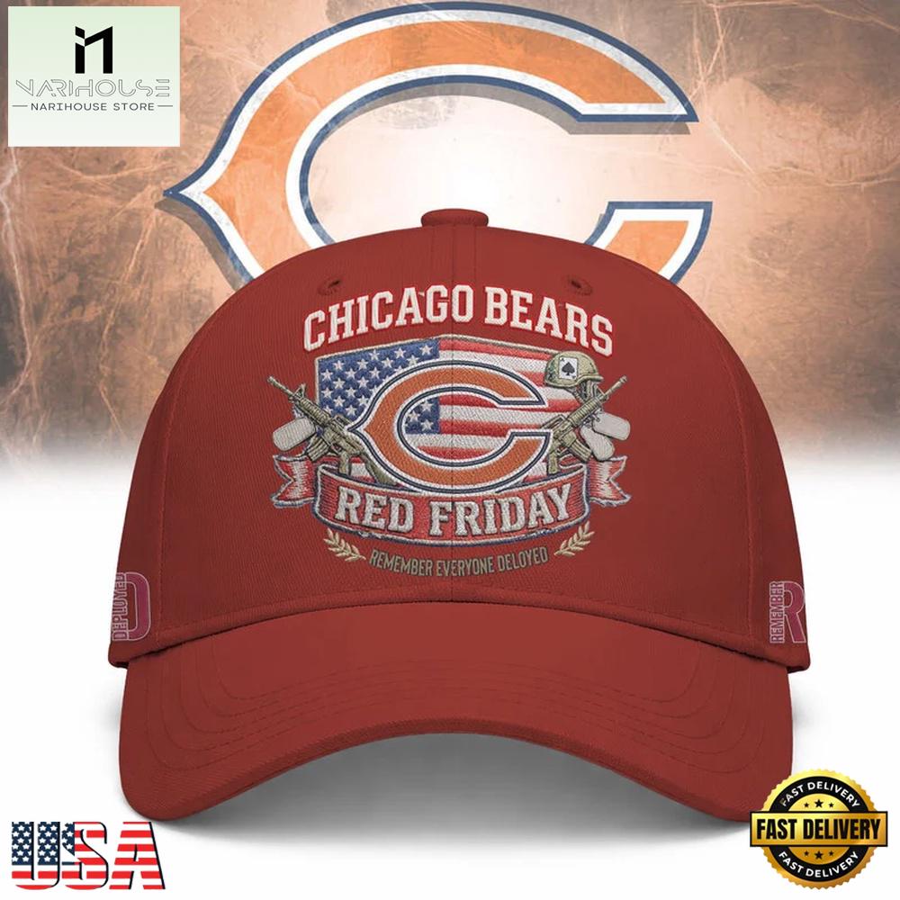 Chicago Bears NFL RED Friday Classic Cap, NFL Hats Chicago Bears NFL RED Friday Classic Cap, NFL Hats