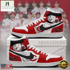 Cincinnati Reds MLB Trending Sneakers Air Jordan 1 High Top Shoes