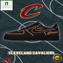 Cleveland Basketball NBA Limited Edition Nike Air Force 1 Shoes Running Sneakers