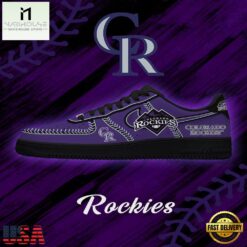 Colorado Baseball Limited Edition Nike Air Force 1 Sneakers Shoes