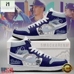 Colorado Rockies MLB Trending Sneakers Air Jordan 1 High Top Shoes