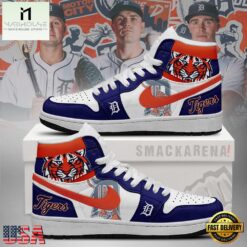 Detroit Tigers MLB Trending Sneakers Air Jordan 1 High Top Shoes