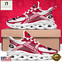 Georgia Bulldogs Personalized Clunky Sneaker Max Soul Shoes