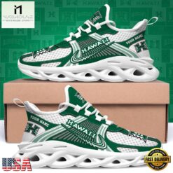 Hawaii Rainbow Warriors Personalized Clunky Sneaker Max Soul Shoes