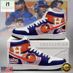 Houston Astros MLB Trending Sneakers Air Jordan 1 High Top Shoes