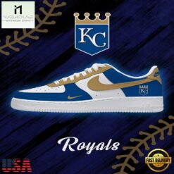 Kansas City Baseball Nike Air Force 1 Sneakers Shoes
