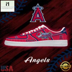 LAA Baseball Limited Edition Nike Air Force 1 Sneakers Shoes