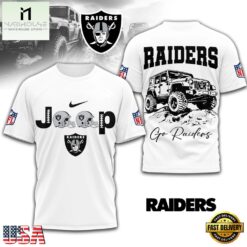 Las Vegas Raiders NFL Premium NFL Jeep 3D Shirt