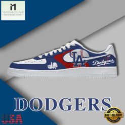 Los Angeles Baseball Limited Edition Nike Air Force 1 Sneakers Shoes