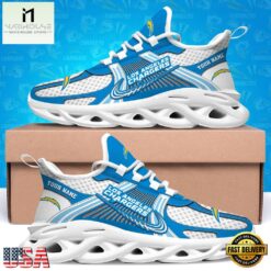 Los Angeles Chargers Personalized Clunky Sneaker Max Soul Shoes