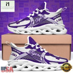 LSU TIGERS Personalized Clunky Sneaker Max Soul Shoes