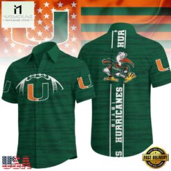 Miami Hurricanes 2026 NCAA Game Day Hawaiian Shirt