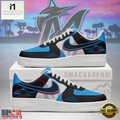 Miami Marlins MLB Trending Sneakers Air Force 1 Low Top Shoes
