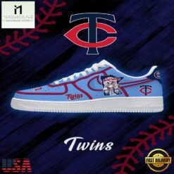 Minnesota Baseball Limited Edition Nike Air Force 1 Sneakers Shoes