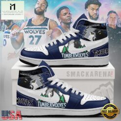 Minnesota Timberwolves NBA Nike Air Jordan 1 Sneakers Shoes