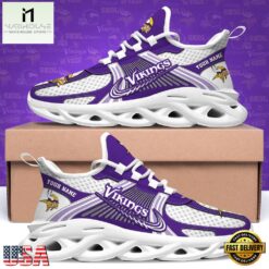 Minnesota Vikings Personalized Clunky Sneaker Max Soul Shoes