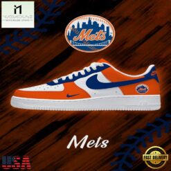 MLB New York Mets Baseball AF1 Shoes Running Sneakers