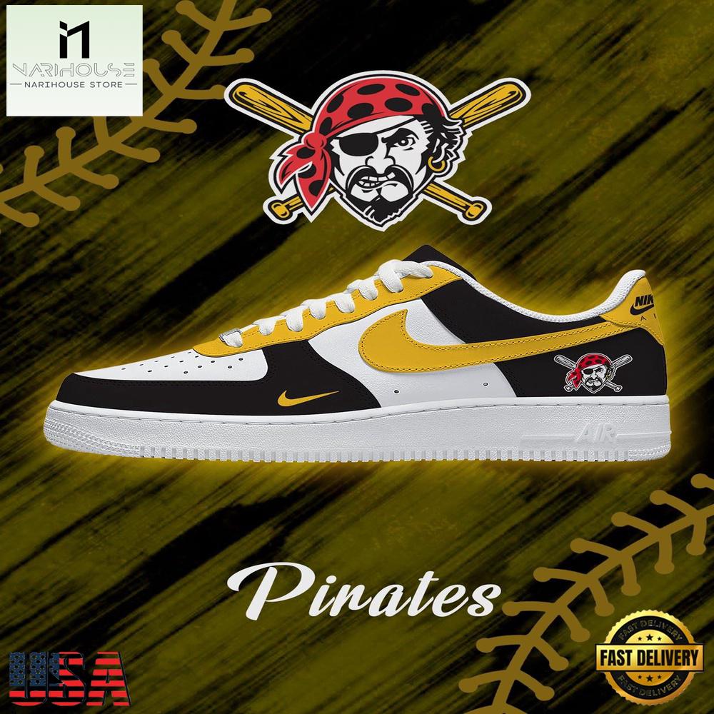 MLB Pittsburgh Pinates Baseball AF1 Shoes Running Sneakers , Sport Team Shoes MLB Pittsburgh Pinates Baseball AF1 Shoes Running Sneakers , Sport Team Shoes