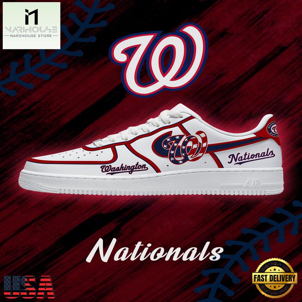 MLB Washington Nationals Baseball New 2026 AF1 Shoes Running Sneakers , Sport Team Shoes MLB Washington Nationals Baseball New 2026 AF1 Shoes Running Sneakers , Sport Team Shoes