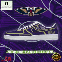 NBA New Orleans Basketball Premium New 2026 Version Air Force 1 Sneakers Shoes