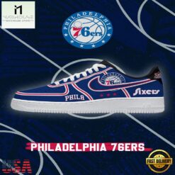 NBA Philadelphia Basketball Limited Style New 2026 Version Air Force 1 Sneakers Shoes