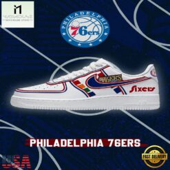 NBA Philadelphia Basketball Premium New 2026 Version Air Force 1 Sneakers Shoes