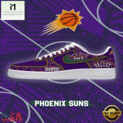 NBA Phoenix Basketball Premium New 2026 Version Air Force 1 Sneakers Shoes