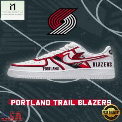 NBA Portland Trail Basketball Limited Style New 2026 Version Air Force 1 Sneakers Shoes