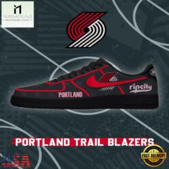 NBA Portland Trail Basketball Premium New 2026 Version Air Force 1 Sneakers Shoes