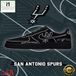 NBA San Antonio Basketball Limited Edition 2026 Version Air Force 1 Sneakers Shoes
