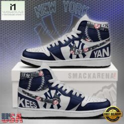 New York Yankees MLB Trending Sneakers Air Jordan 1 High Top Shoes