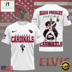 NFL Arizona Cardinals x Elvis Presley 2026 Unisex T-Shirt