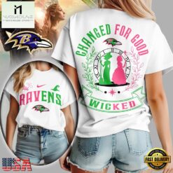 NFL Baltimore Ravens Wicked Changed For Good Women T-Shirt