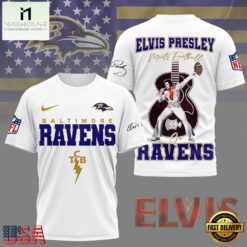 NFL Baltimore Ravens x Elvis Presley 2026 Unisex T-Shirt