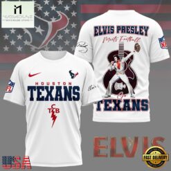 NFL Houston Texans x Elvis Presley 2026 Unisex T-Shirt