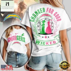 NFL Los Angeles Chargers Wicked Changed For Good Women T-Shirt