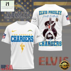 NFL Los Angeles Chargers x Elvis Presley 2026 Unisex T-Shirt