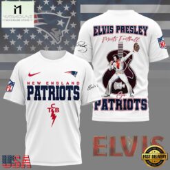 NFL New England Patriots x Elvis Presley 2026 Unisex T-Shirt