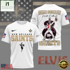 NFL New Orleans Saints x Elvis Presley 2026 Unisex T-Shirt