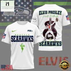 NFL Seattle Seahawks x Elvis Presley 2026 Unisex T-Shirt