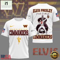 NFL Washington Commanders x Elvis Presley 2026 Unisex T-Shirt