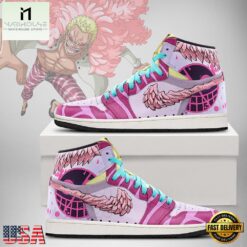 One Piece Donquixote Doflamingo Limited Edition Nike Air Jordan 1 Sneakers Shoes