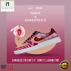 One Piece Donquixote Doflamingo Nike Air Force 1 Sneakers Fan Shoes