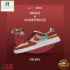 One Piece Iron Man Franky Nike Air Force 1 Sneakers Fan Shoes