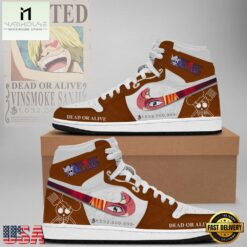 One Piece Wanted Sanji Limited Edition Nike Air Jordan 1 Sneakers Shoes