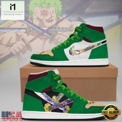 One Piece Zoro Limited Edition Nike Air Jordan 1 Sneakers Shoes