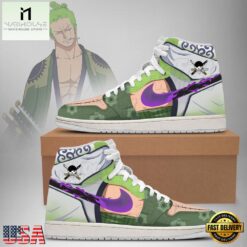 One Piece Zoro New Edition Nike Air Jordan 1 Sneakers Shoes
