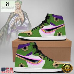 One Piece Zoro Special Edition Nike Air Jordan 1 Sneakers Shoes