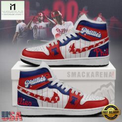 Philadelphia Phillies MLB Trending Sneakers Air Jordan 1 High Top Shoes