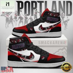 Portland Trail Blazers NBA Nike Air Jordan 1 Sneakers Shoes